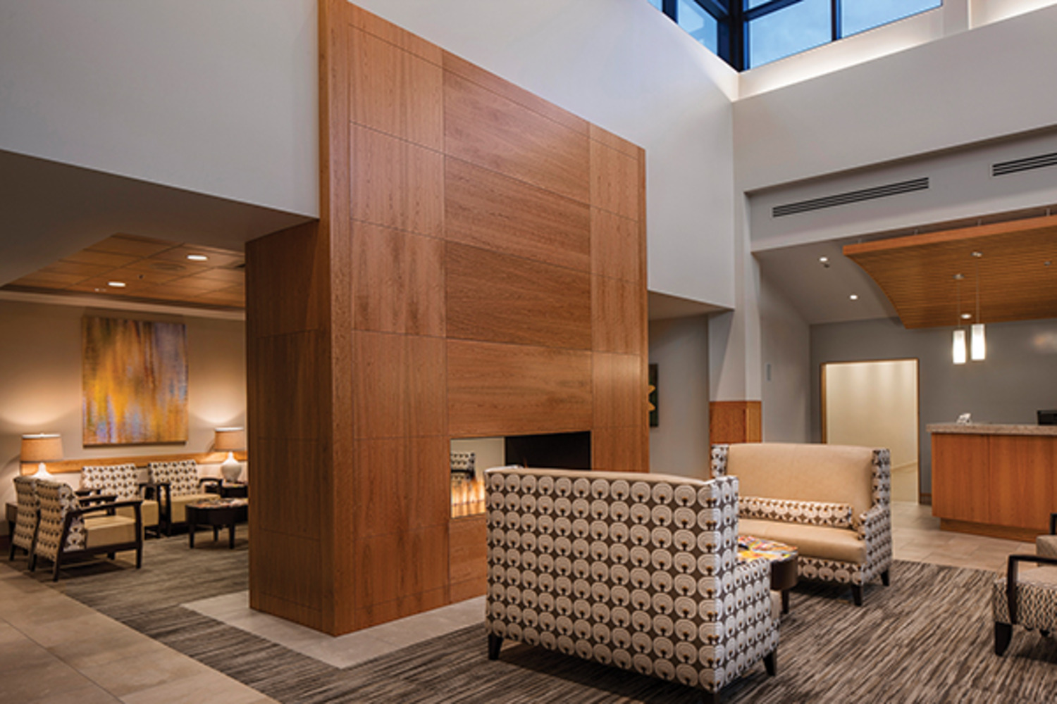 Patient comfort was the main design criterion for Missoula’s Community Cancer Care facility at the Community Medical Center. Photo: Mark Bryant
