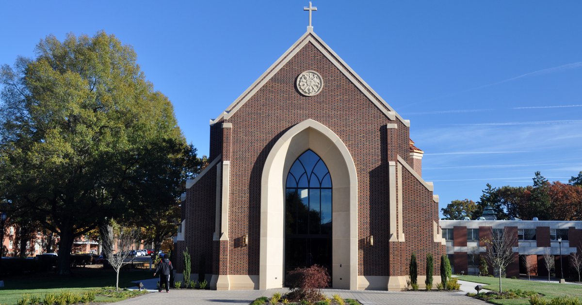 Concrete Masonry Units Make Chapel Fit Campus