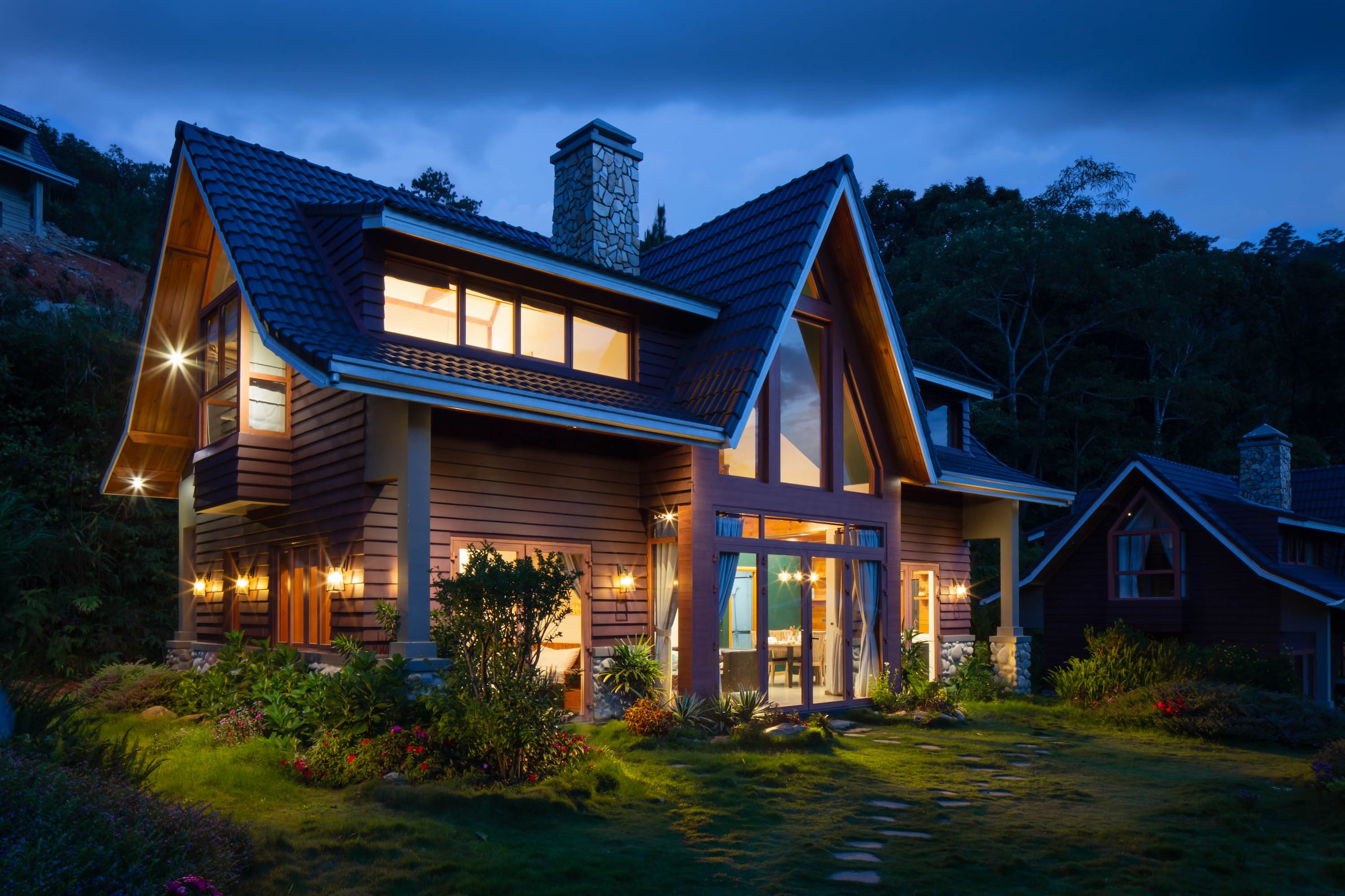 Luxury forest cabin