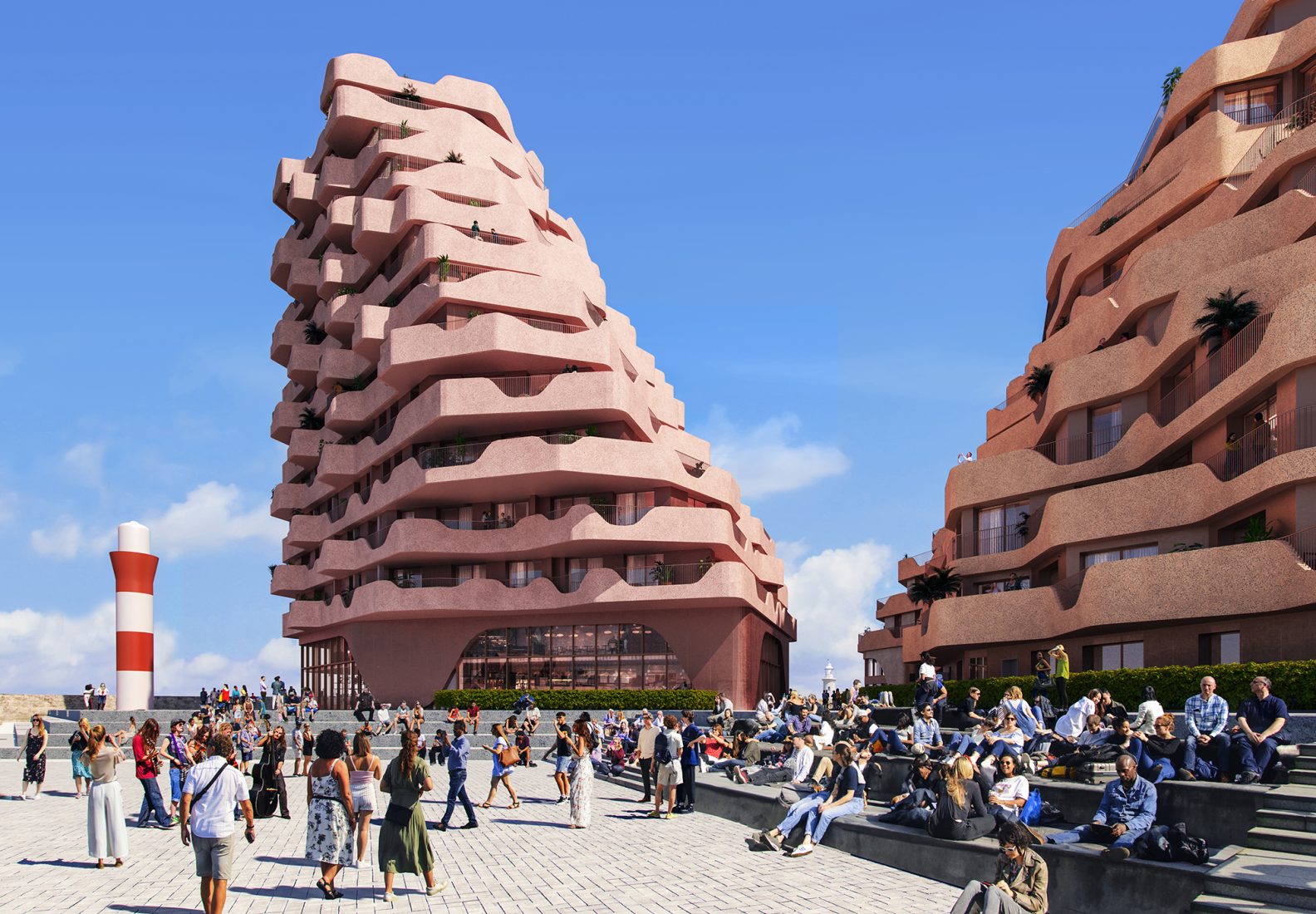 Architect Defends 'Bold' Leaning Skyscraper Idea For Folkestone Harbour