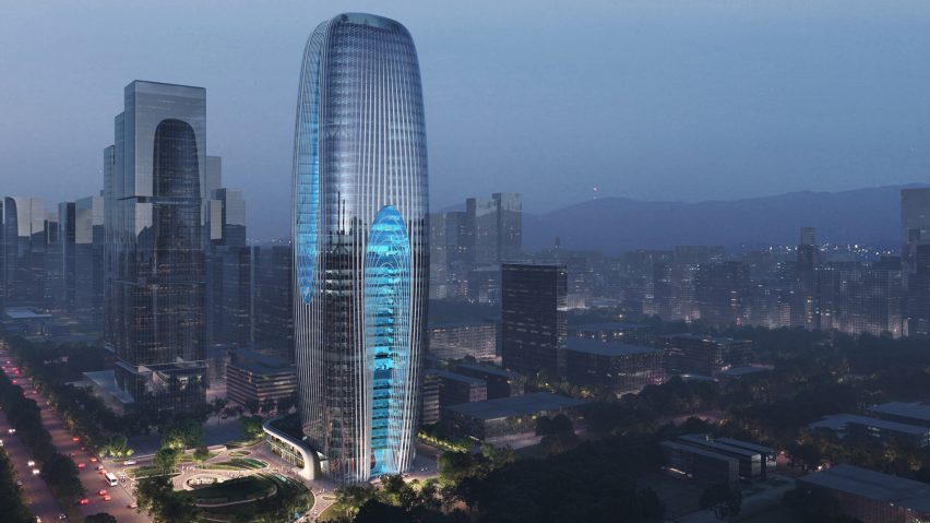 Zaha Hadid Architects Uses "Mountainside Waterfalls" For The Xi'an Skyscraper