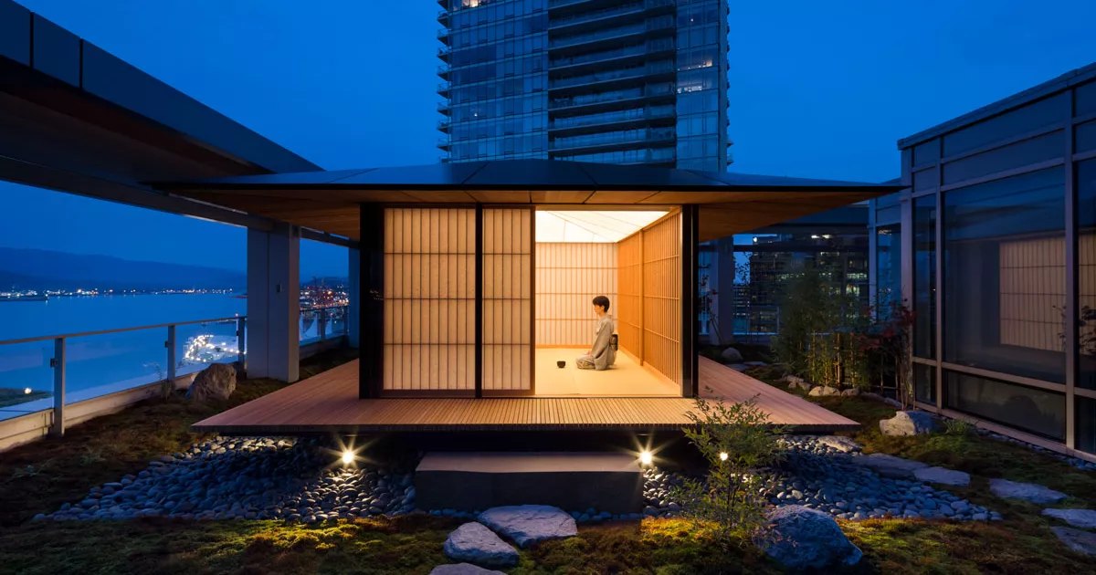 Modern japanese tea house