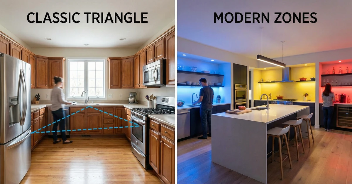 Kitchen Work Triangle Vs Zone Design: Planning Your Best Layout